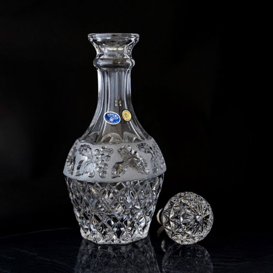 Кристален комплект за ракия Vinia, 7 части, Crystal Bohemia