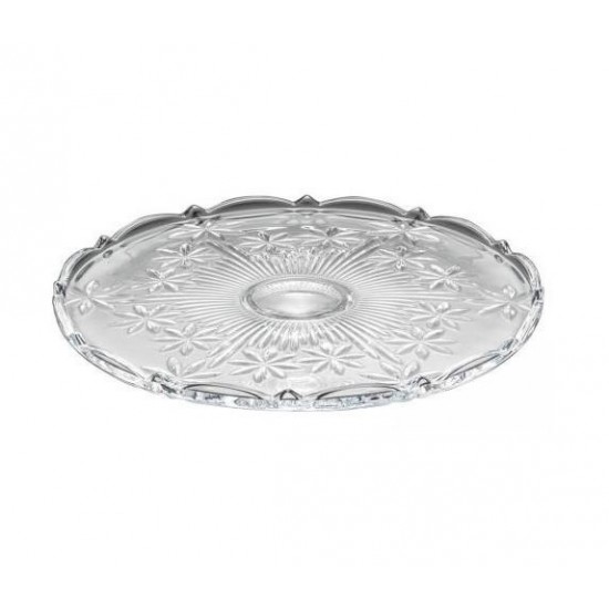 Поднос за торта PERSEUS, 31 см, Bohemia Crystalite