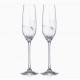 Сватбени чаши Romance, кристали Swarovski, 2 броя, 200 мл