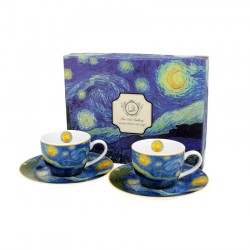 Сервиз за кафе за двама Starry Night Van Gogh, 110 мл