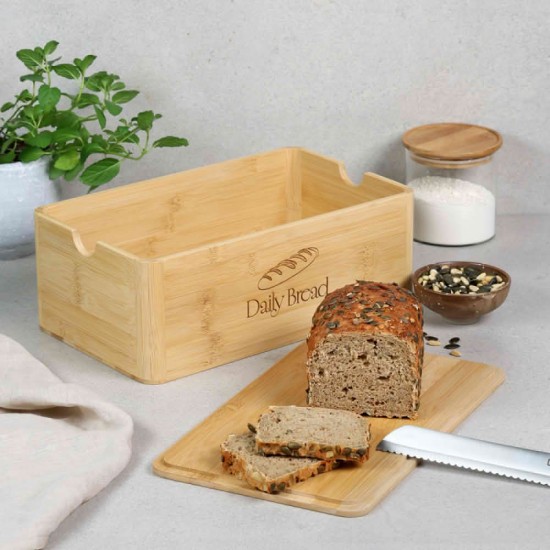 Кутия за хляб бамбук 33 x 20 x 12.7 см Kesper 58583