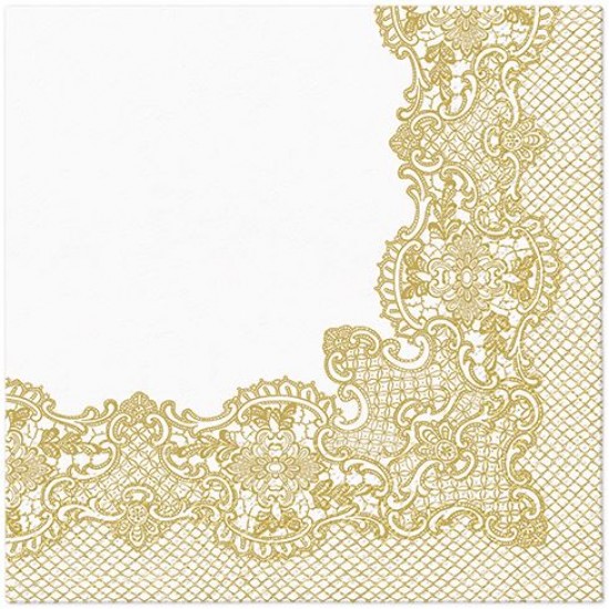 Салфетки Royal Gold, 33 х 33 см