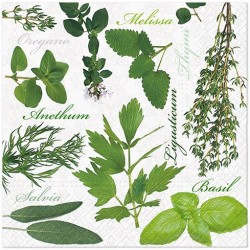 Салфетки Herbs, 33 х 33 см