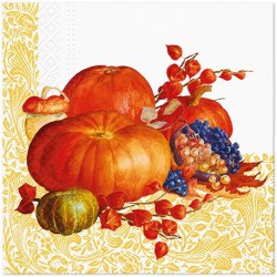 Салфетки Pumpkin Frame, 33 х 33 см